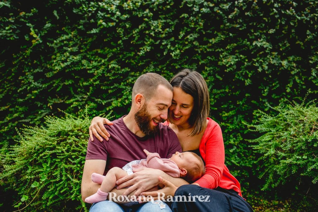 sesion familiar con un bebe