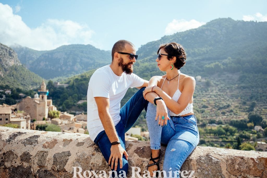 retrato fotografico de pareja en valldemossa